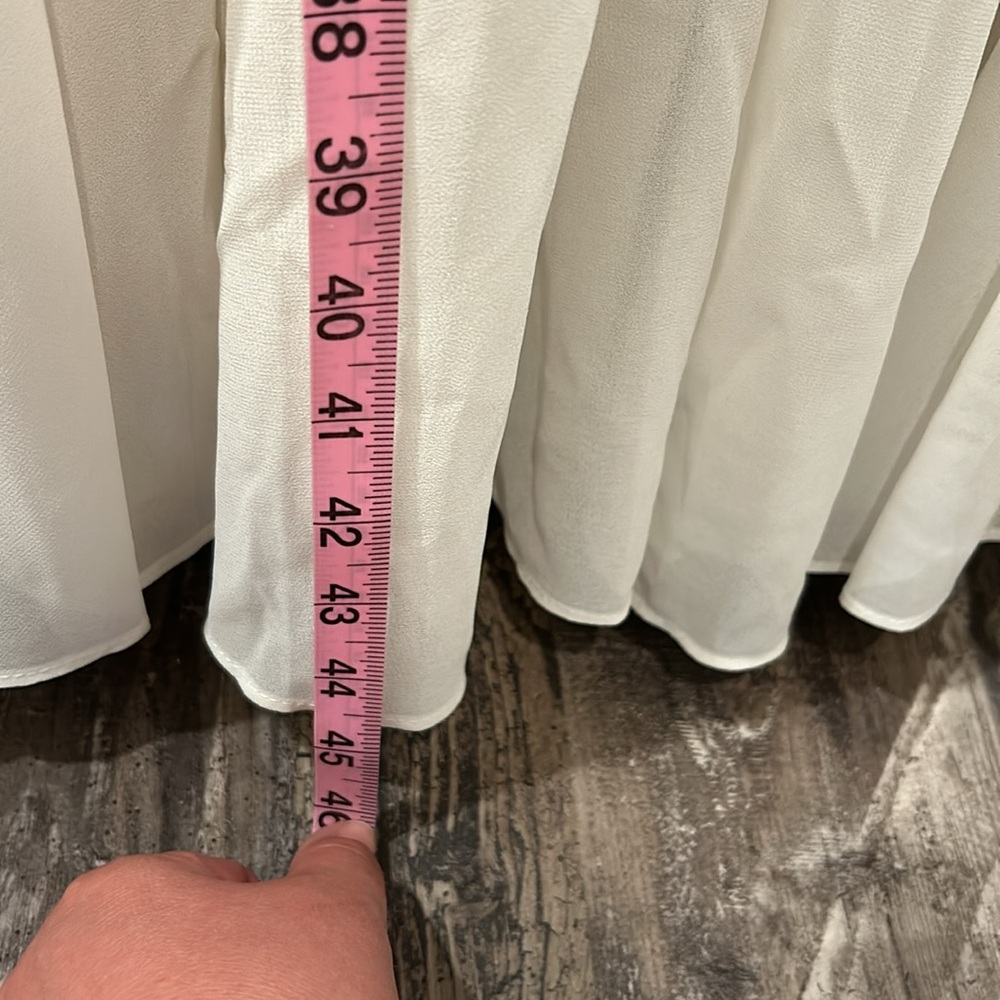 NWT Lulus soft white gown xl - Picture 11 of 15